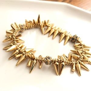 Stella Dot Gold Renegade Cluster Bracelet